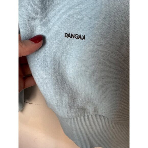 Pangaia Hoodie Women‎ Small Blue 365 Heavyweight Hoodie Streetwear Athleisure - Picture 7 of 11